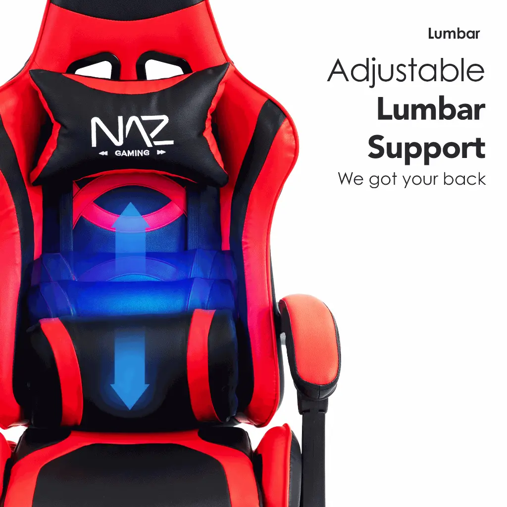 Naz Tachi Gaming Chair-Red